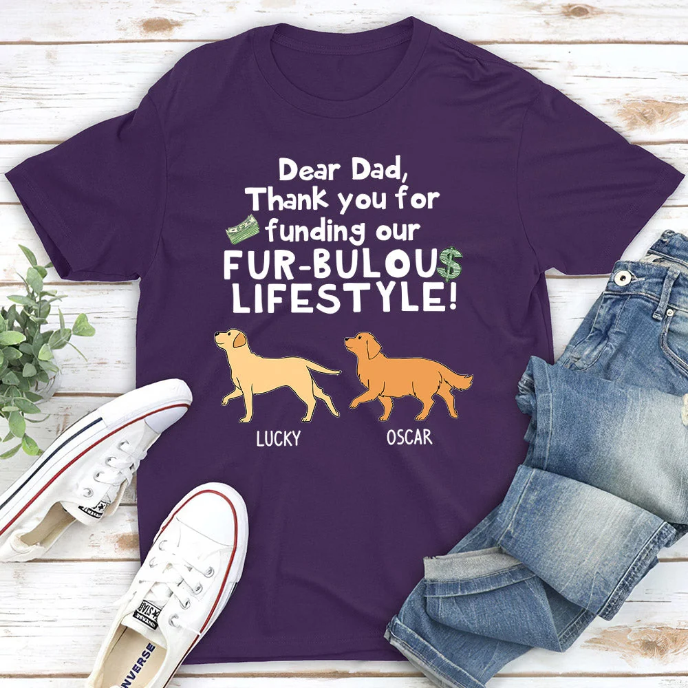 My Furbulous Lifestyle - Personalized Custom Unisex T-shirt - Image 3