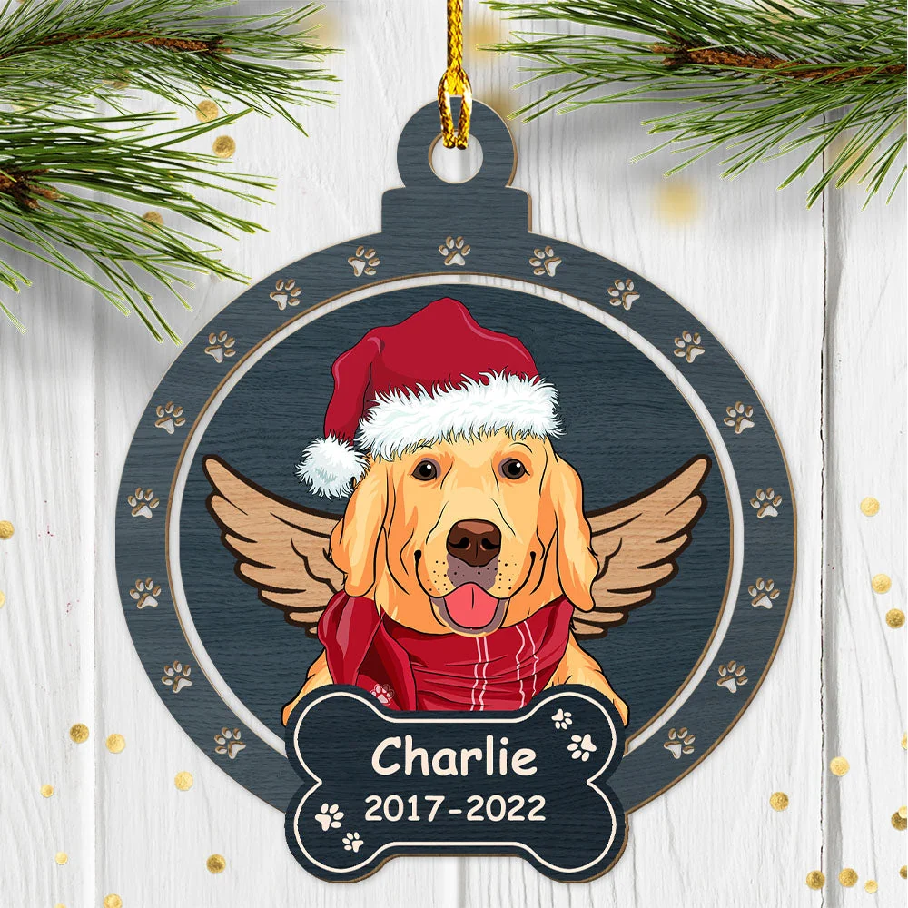 My Furry Kid - Personalized Custom 1-layered Wood Ornament