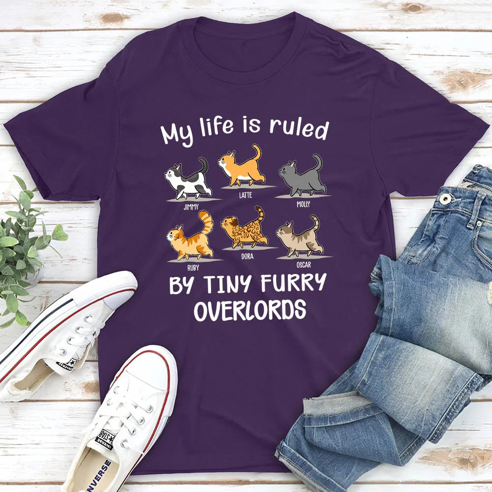 My Life Is Ruled By Cats - Personalized Custom Premium T-shirt - Image 5