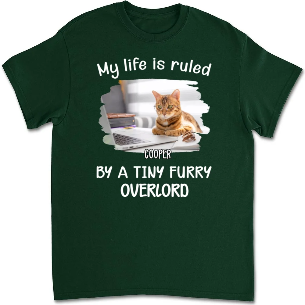 My Life Is Ruled By Chunky Cats Photo - Personalized Custom Unisex T-Shirt - Image 5
