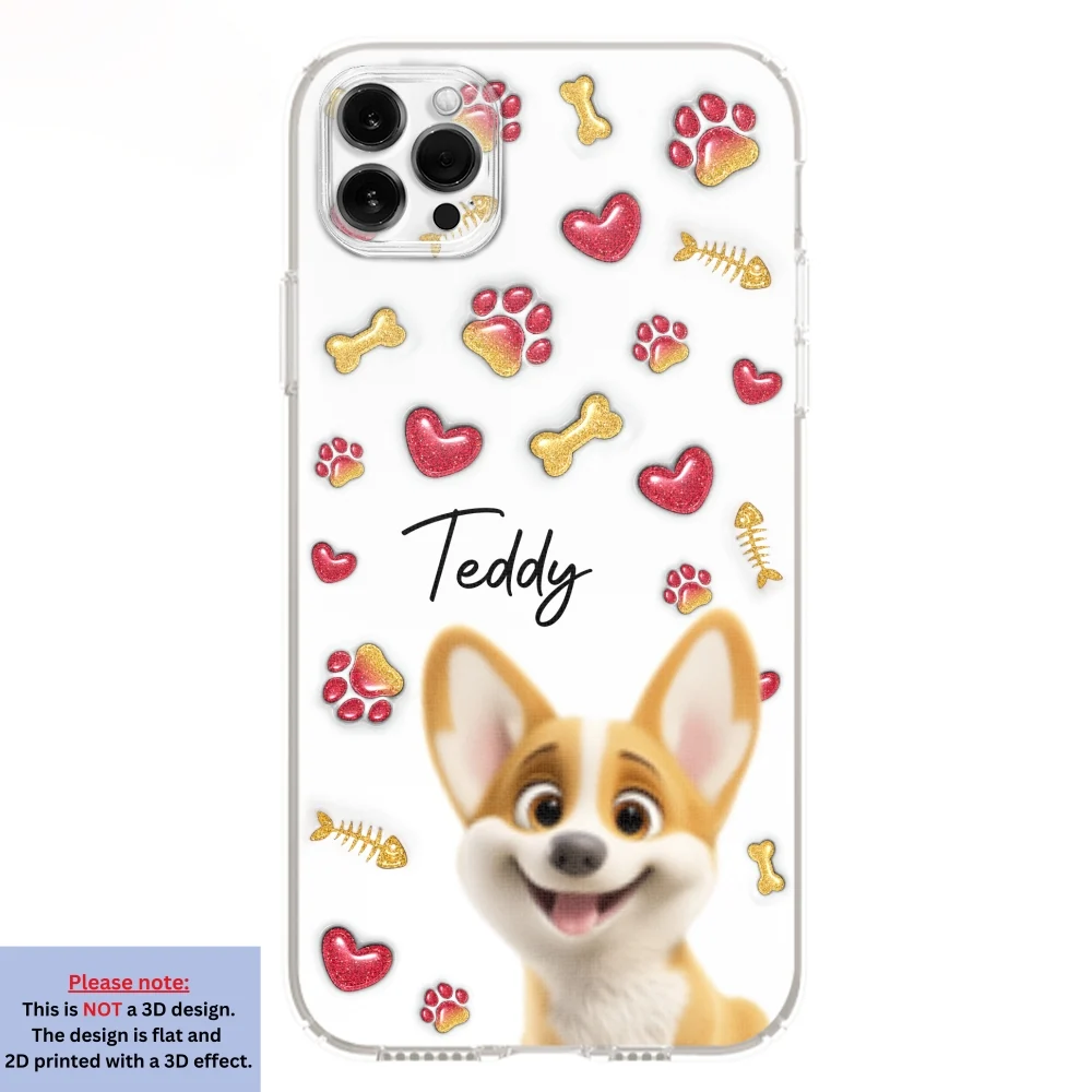 My Lovely Baby Pets - Personalized Custom 3D Inflated Effect Phone Case - Image 11