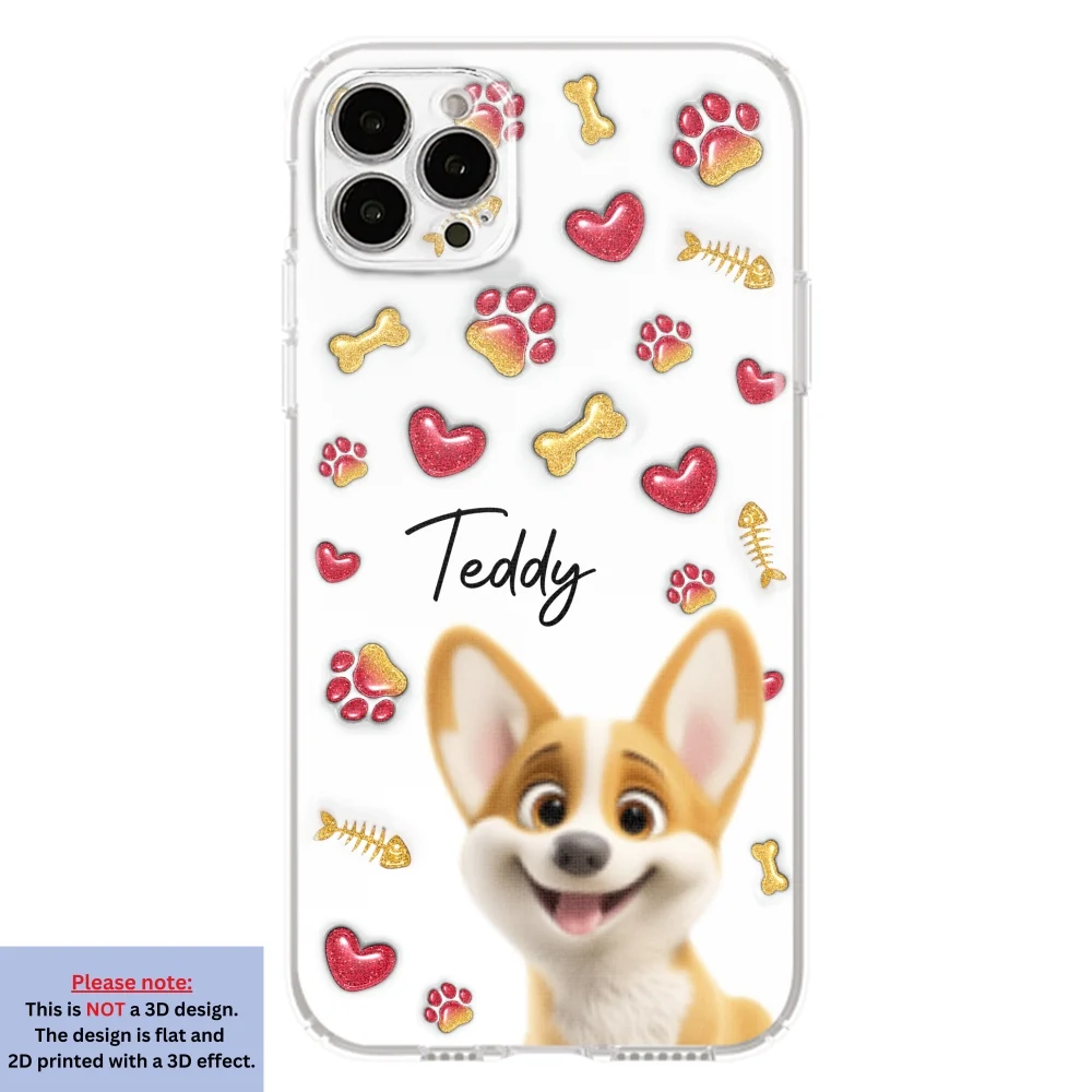 My Lovely Baby Pets - Personalized Custom 3D Inflated Effect Phone Case - Image 15