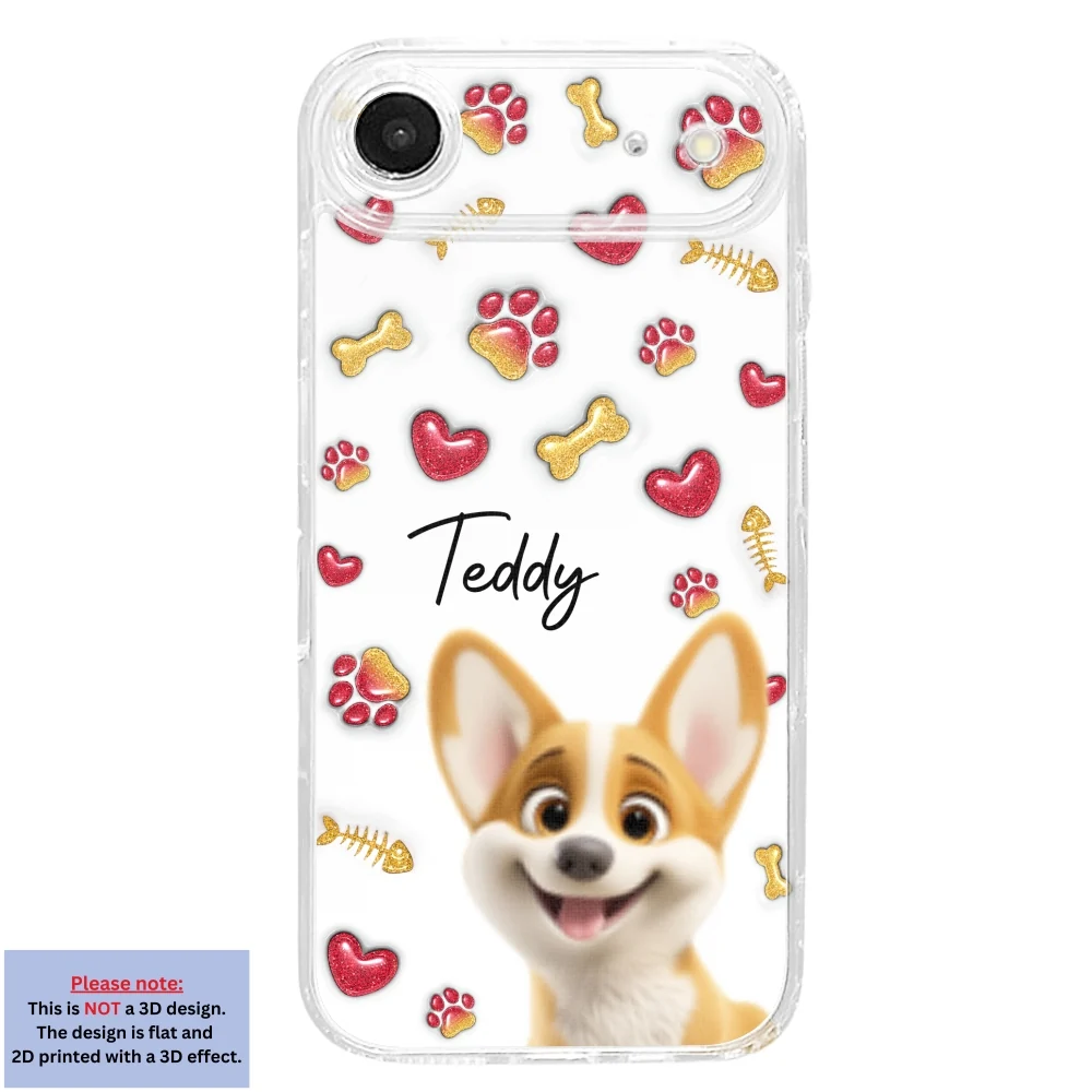My Lovely Baby Pets - Personalized Custom 3D Inflated Effect Phone Case - Image 27