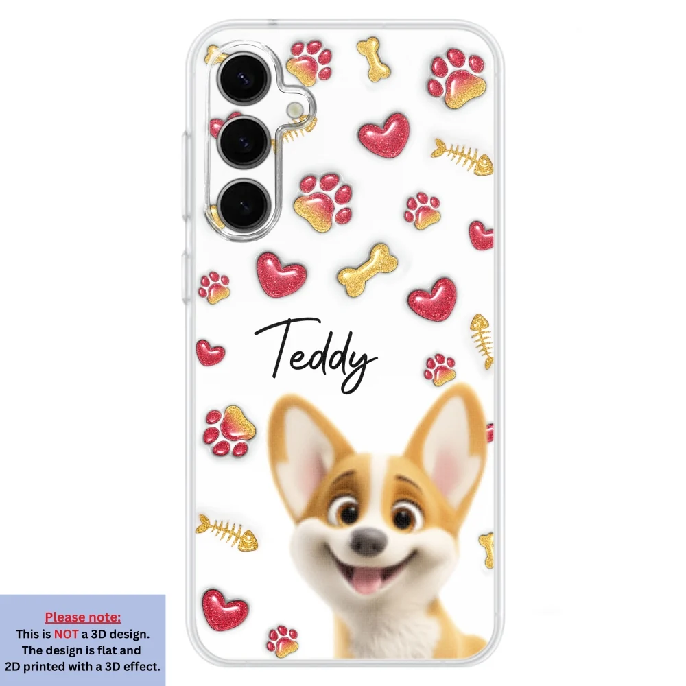 My Lovely Baby Pets - Personalized Custom 3D Inflated Effect Phone Case - Image 33