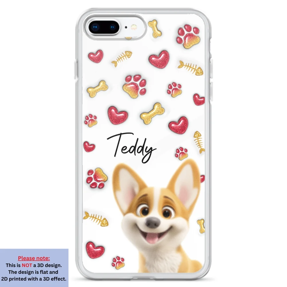 My Lovely Baby Pets - Personalized Custom 3D Inflated Effect Phone Case - Image 6