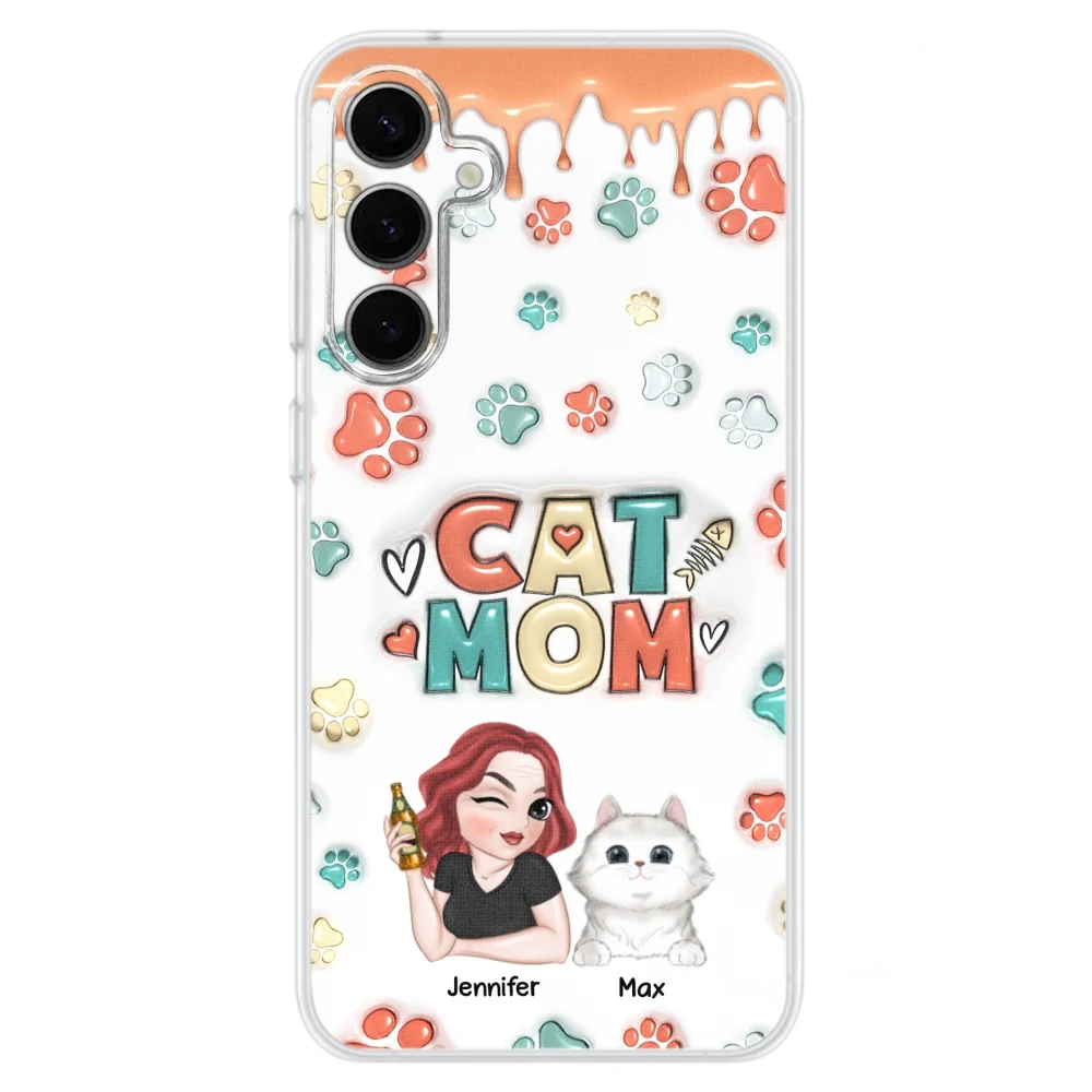 My Lovely Cat - Personalized Custom 3D Inflated Effect Phone Case - Image 30
