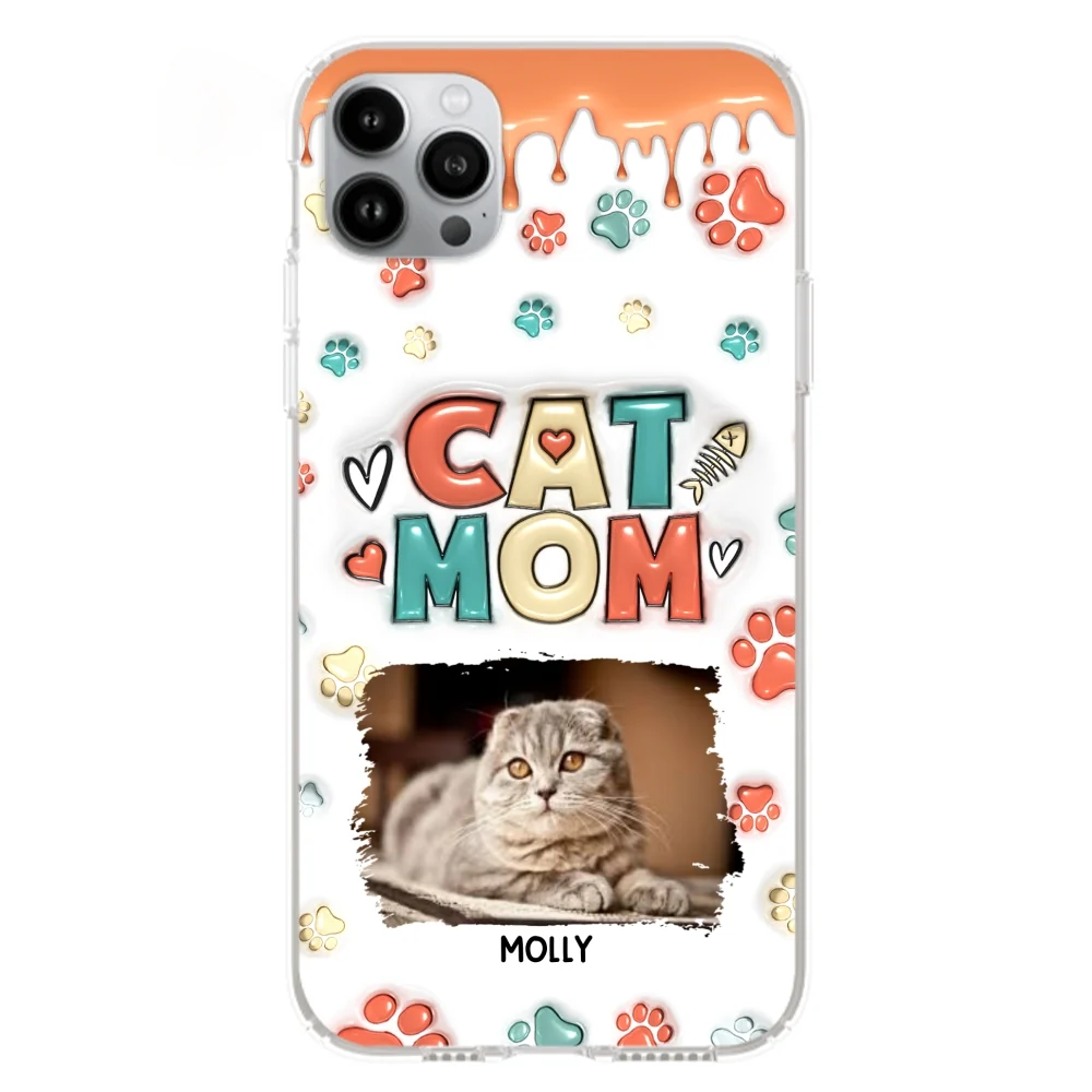 My Lovely Cat Photo - Personalized Custom 3D Inflated Effect Phone Case - Image 14