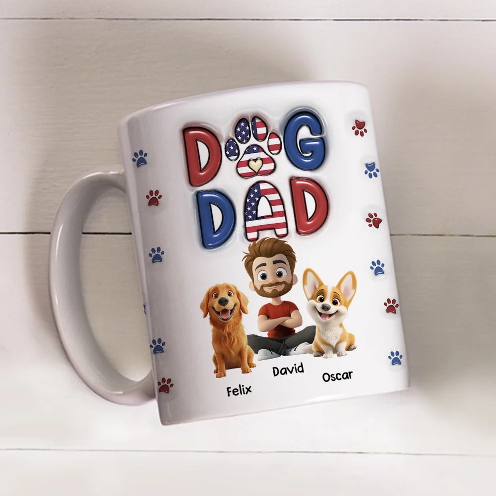My Lovely Dog - Personalized Custom 3D Inflated Effect Mug - Image 4