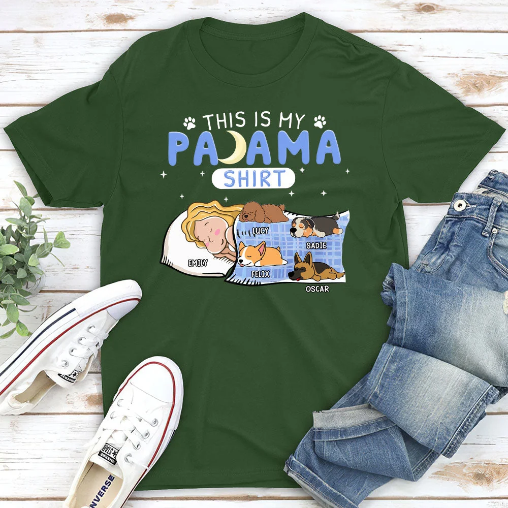 My Pajama For Holiday - Personalized Custom Unisex T-shirt - Image 3