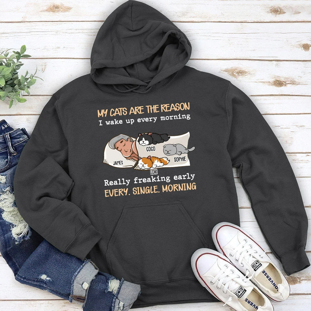 My Pet Is The Reason - Personalized Custom Hoodie - Image 4