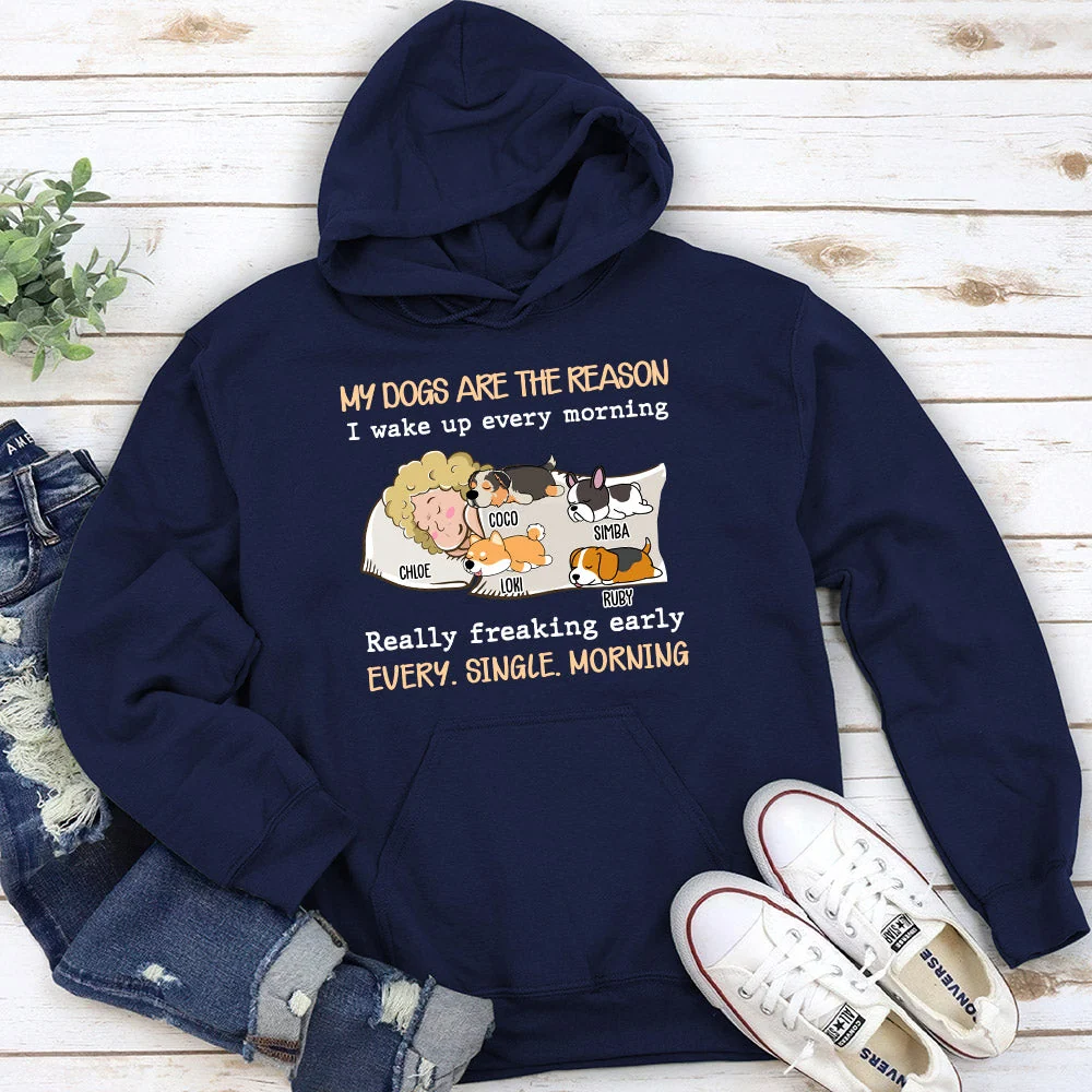 My Pet Is The Reason - Personalized Custom Hoodie - Image 5
