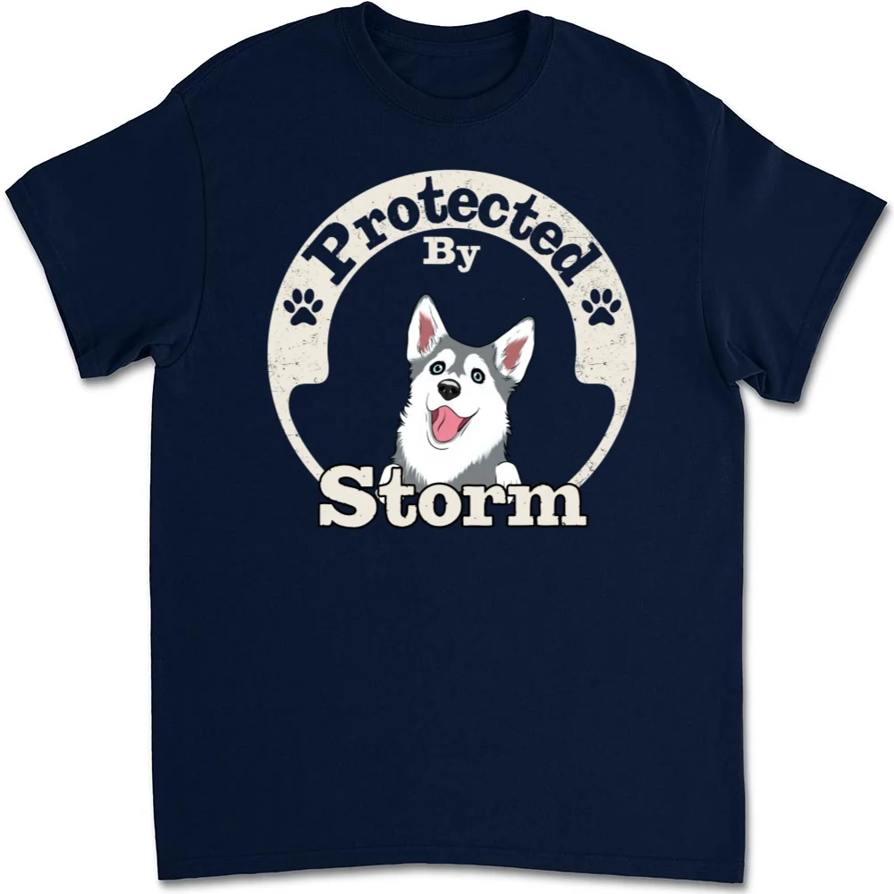 My Protector - Personalized Custom Unisex T-Shirt - Image 7