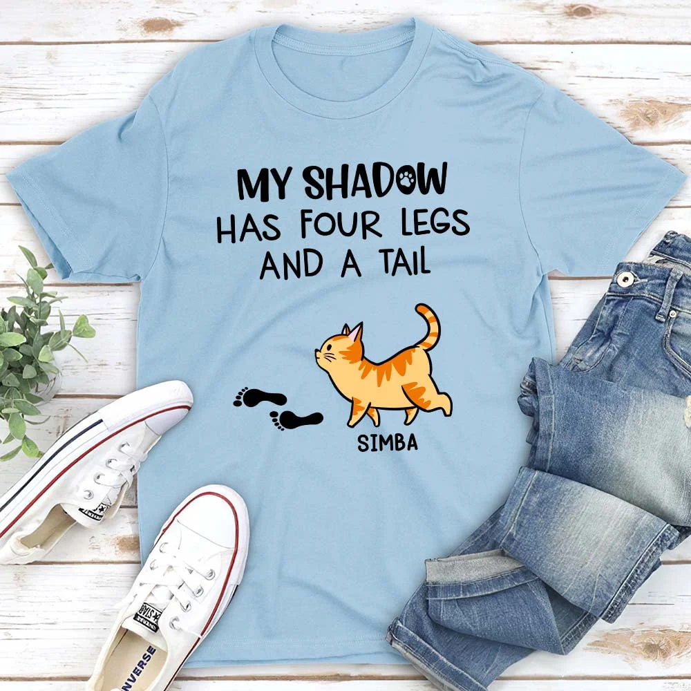 My Shadow 1 - Personalized Custom Unisex T-shirt - Image 4