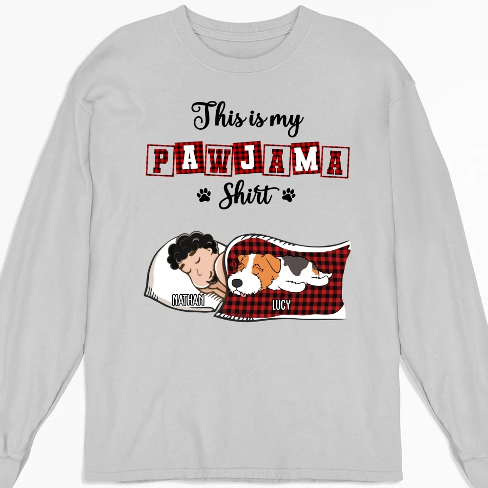 My Sleepshirt Ver 2- Personalized Custom Long Sleeve T-shirt - Image 4