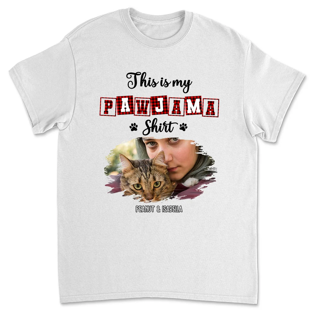 My Sleepshirt Ver Cat 2 Photo - Personalized Custom Unisex T-Shirt