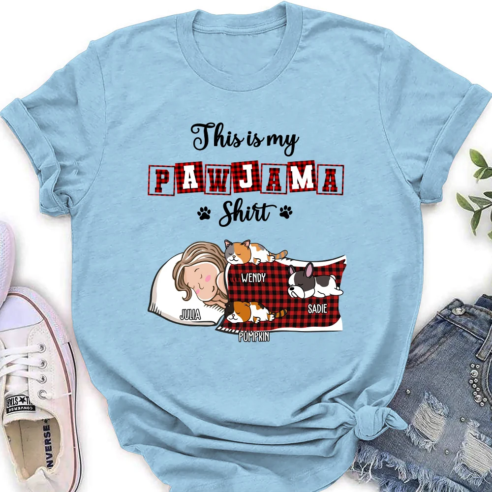 My Sleepshirt Ver Pet 2 - Personalized Custom Women's T-Shirt - Image 3