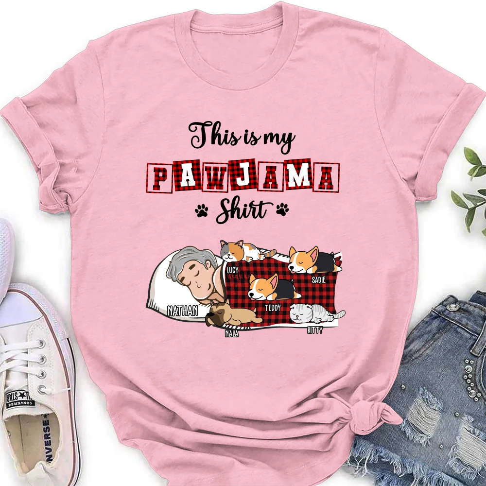 My Sleepshirt Ver Pet 2 - Personalized Custom Women's T-Shirt - Image 4