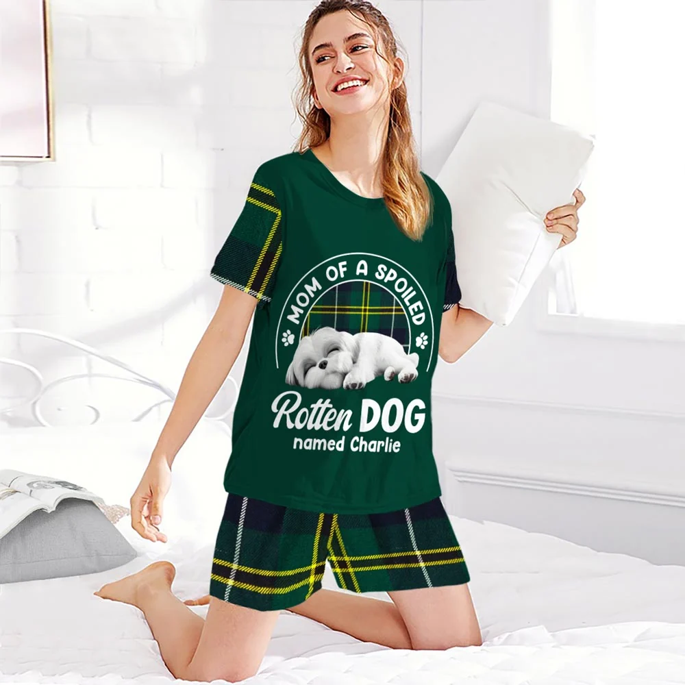 My Spoiled Dog - Personalized Custom Short Pajama Set - Image 2