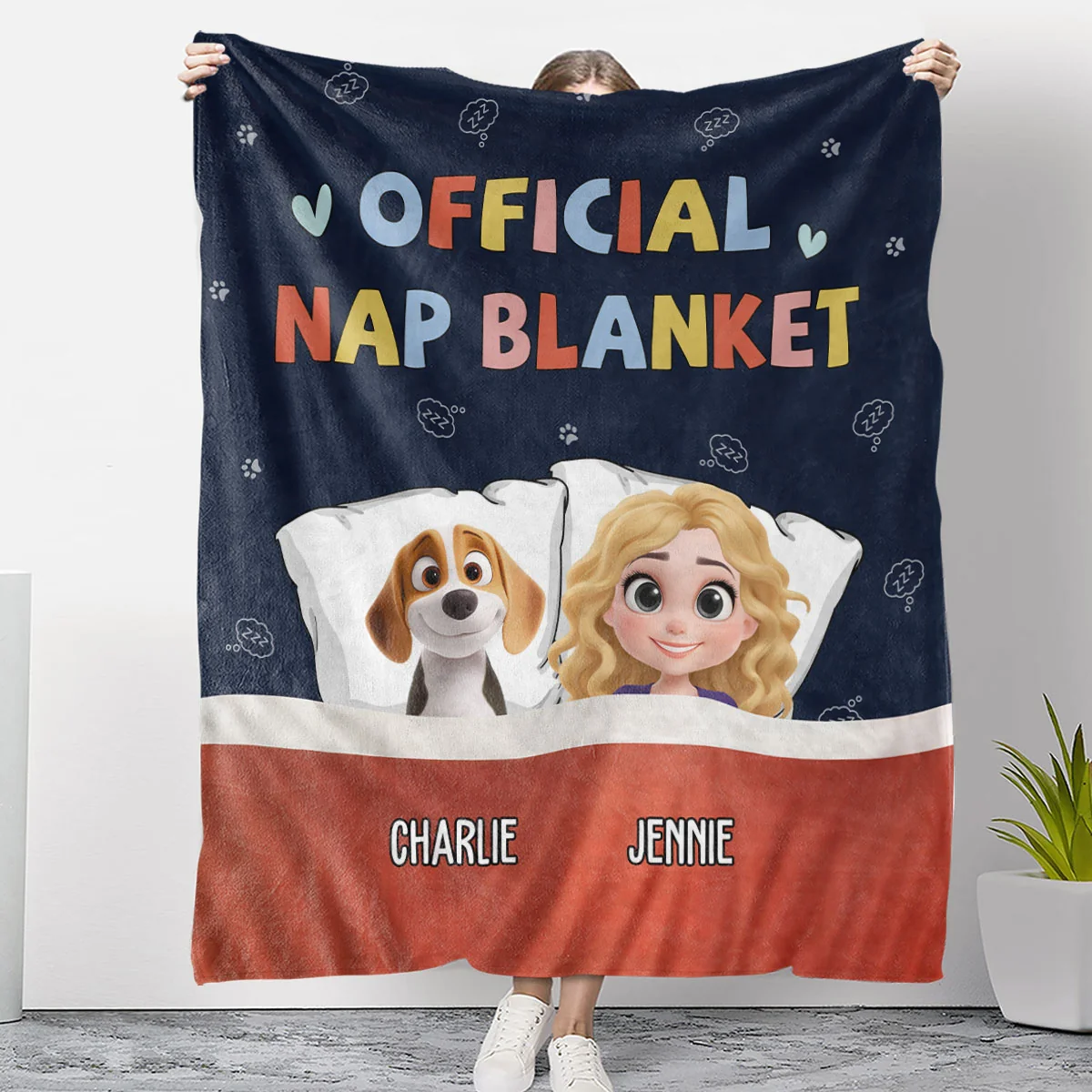 Nap Blanket New Style - Personalized Custom Fleece Blanket - Image 4