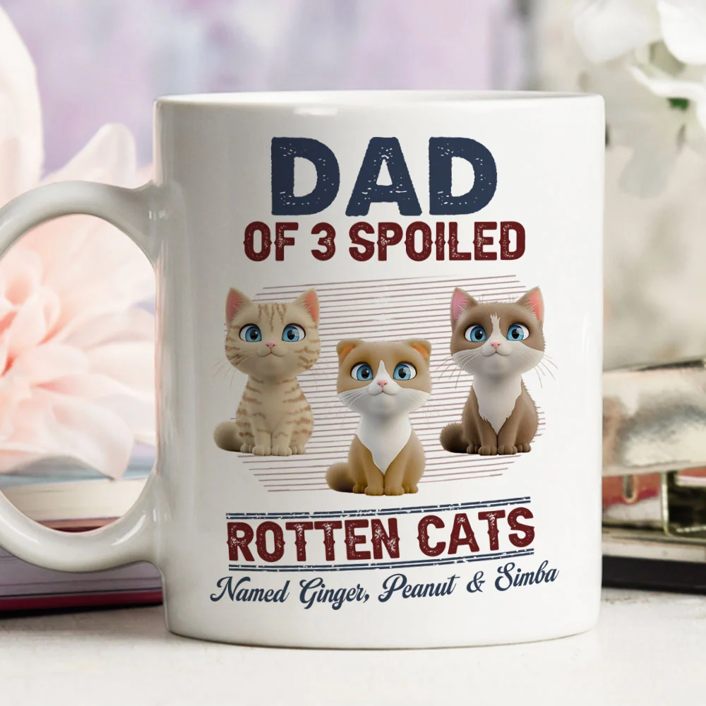 New Rotten Cat Chibi - Personalized Custom Coffee Mug - Image 3