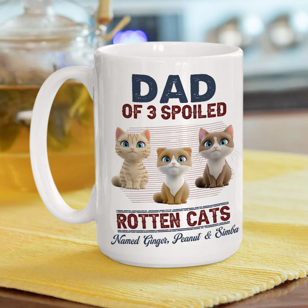 New Rotten Cat Chibi - Personalized Custom Coffee Mug - Image 4
