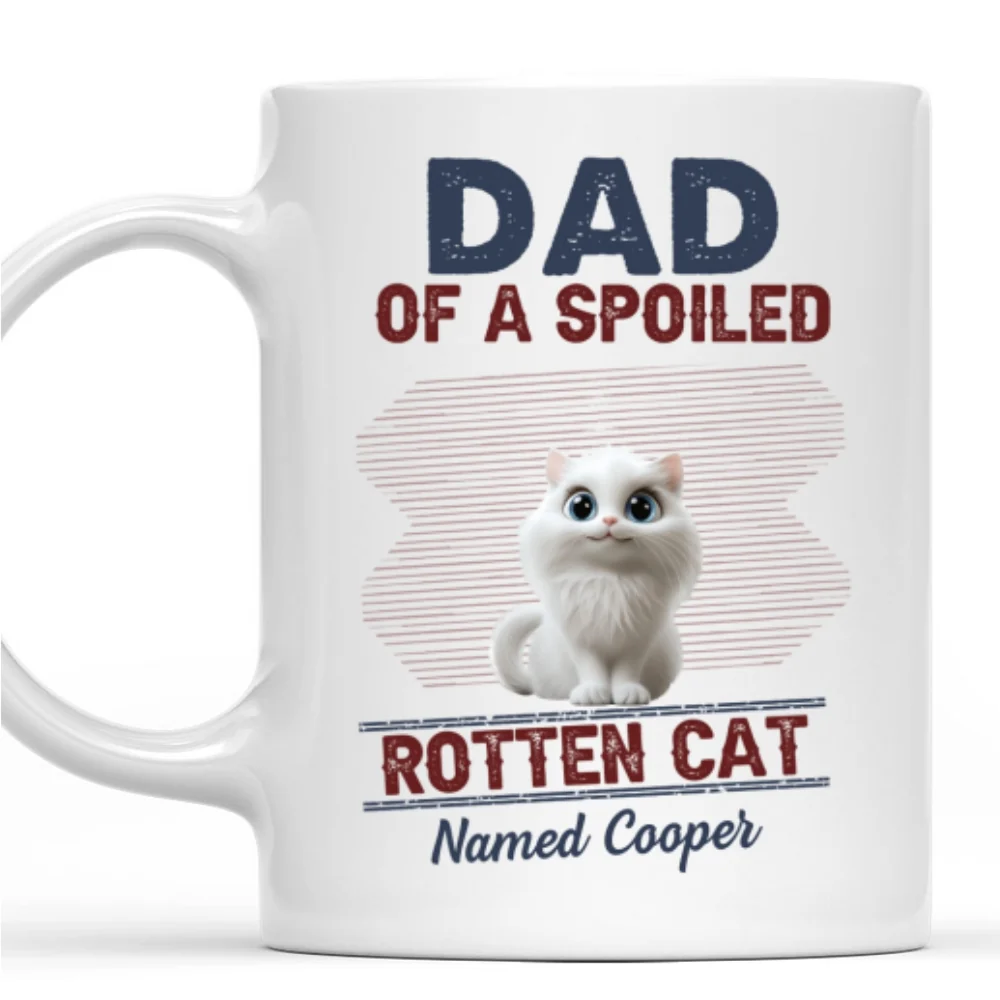 New Rotten Cat Chibi - Personalized Custom Coffee Mug - Image 6