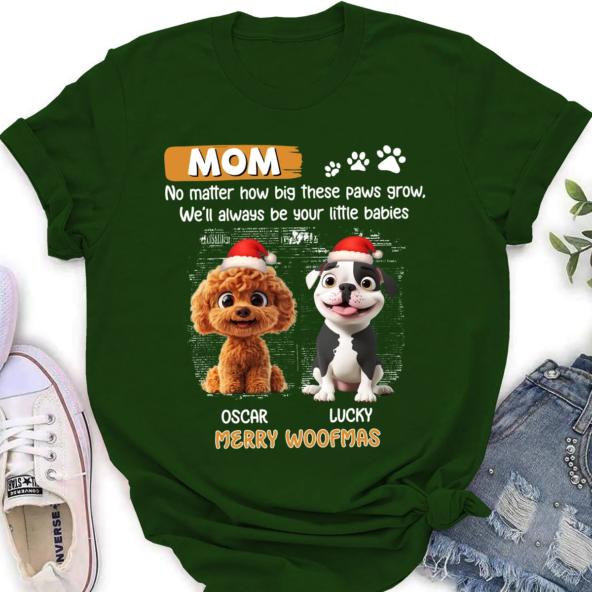 No Matter How - Personalized Custom Women's T-shirt - Image 3