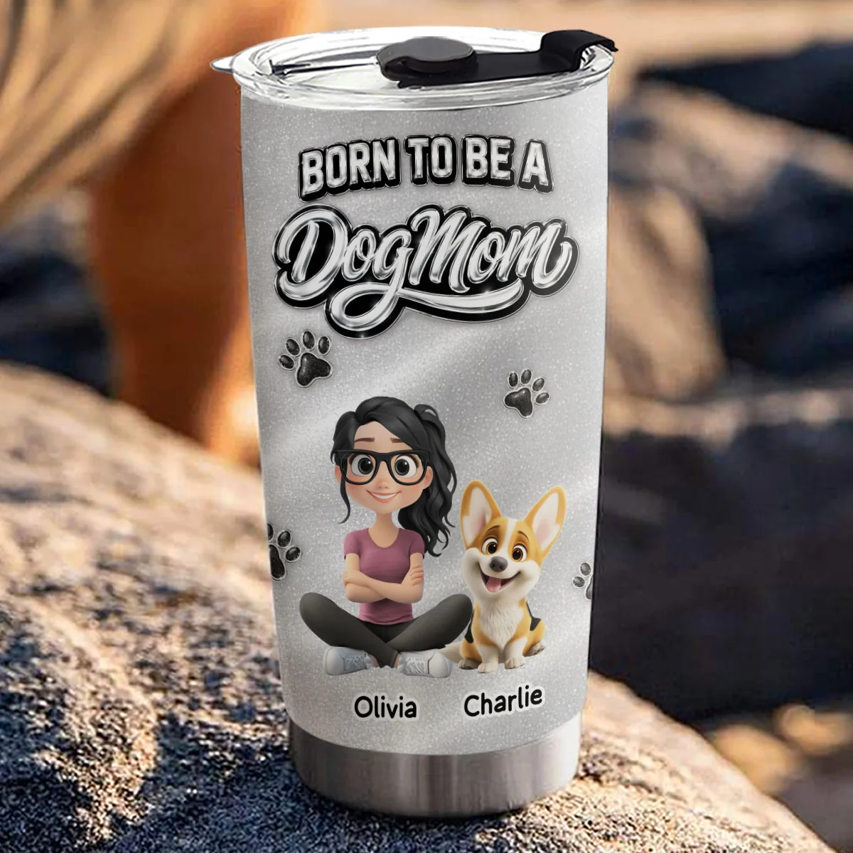 No One Is Like You - Personalized Custom 3D Effect Tumbler - Image 3