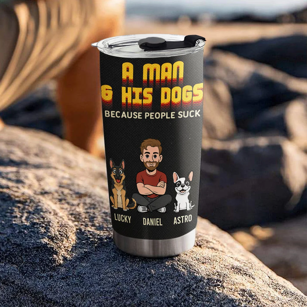 No People Needed - Personalized Custom Tumbler - Image 2