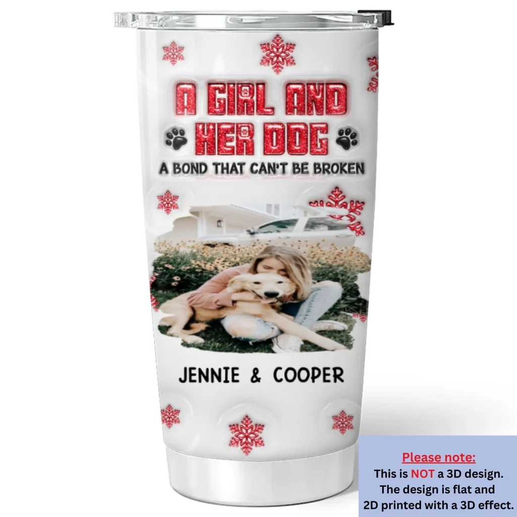 No Space Between Us Photo - Personalized Custom 3D Inflated Effect Tumbler - Image 5