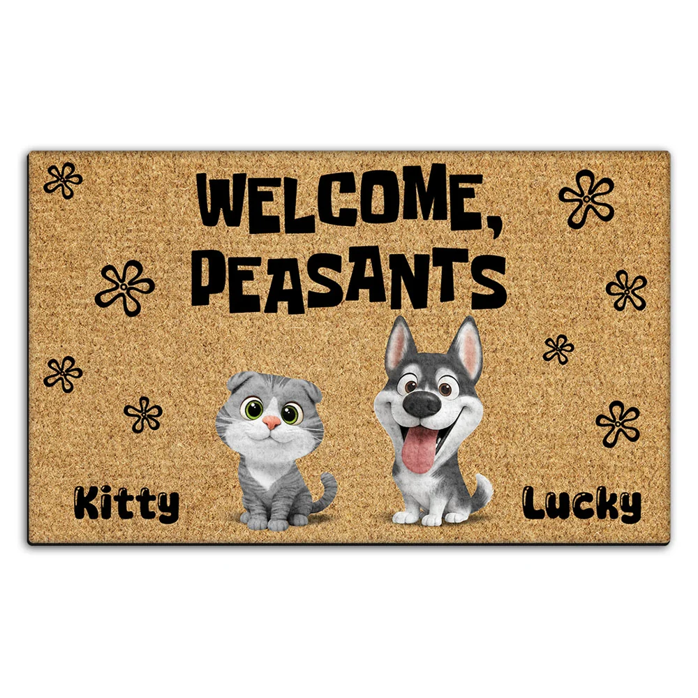 Not Allowed By Us - Personalized Custom Doormat