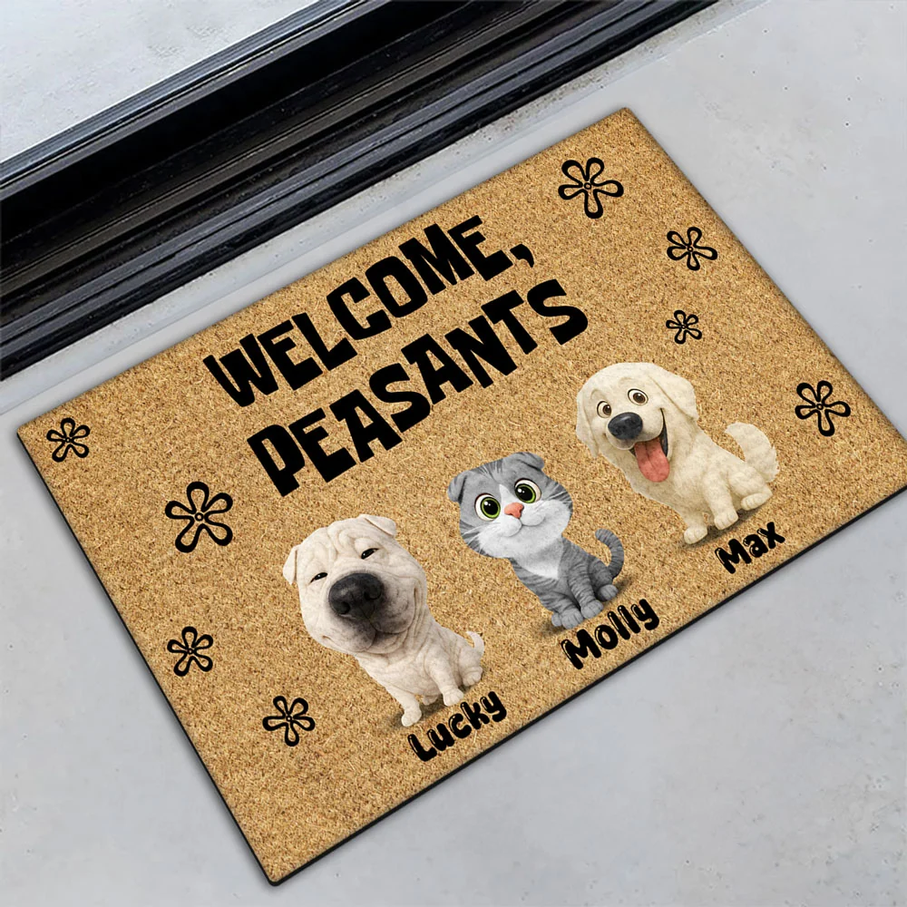 Not Allowed By Us - Personalized Custom Doormat - Image 2