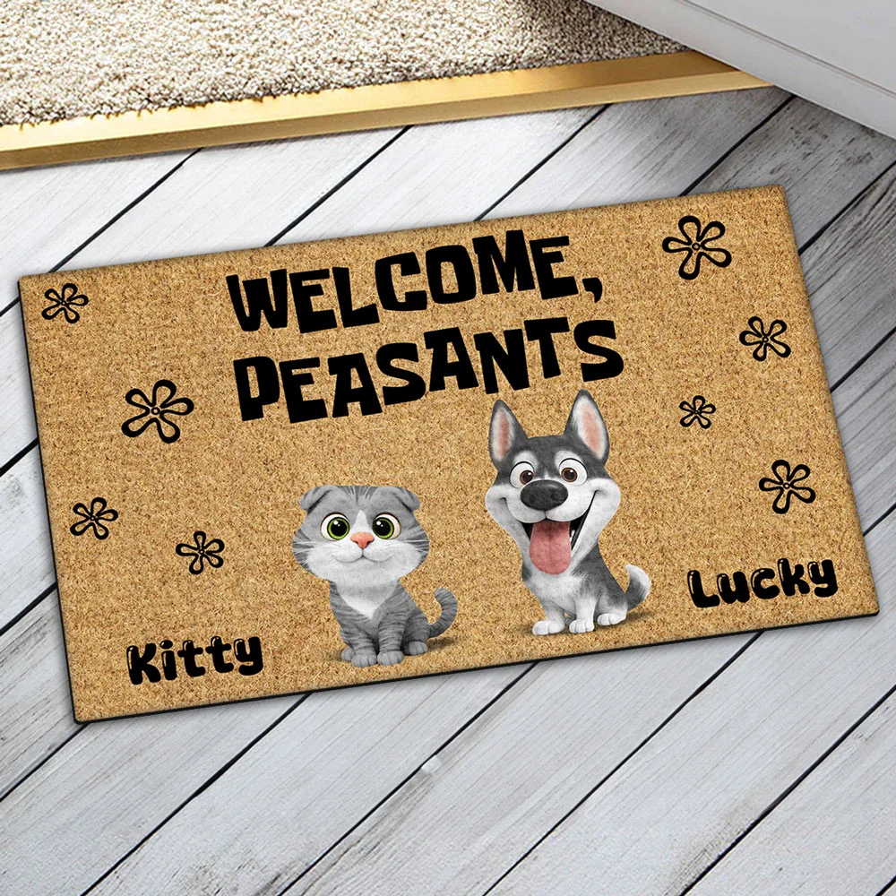 Not Allowed By Us - Personalized Custom Doormat - Image 4