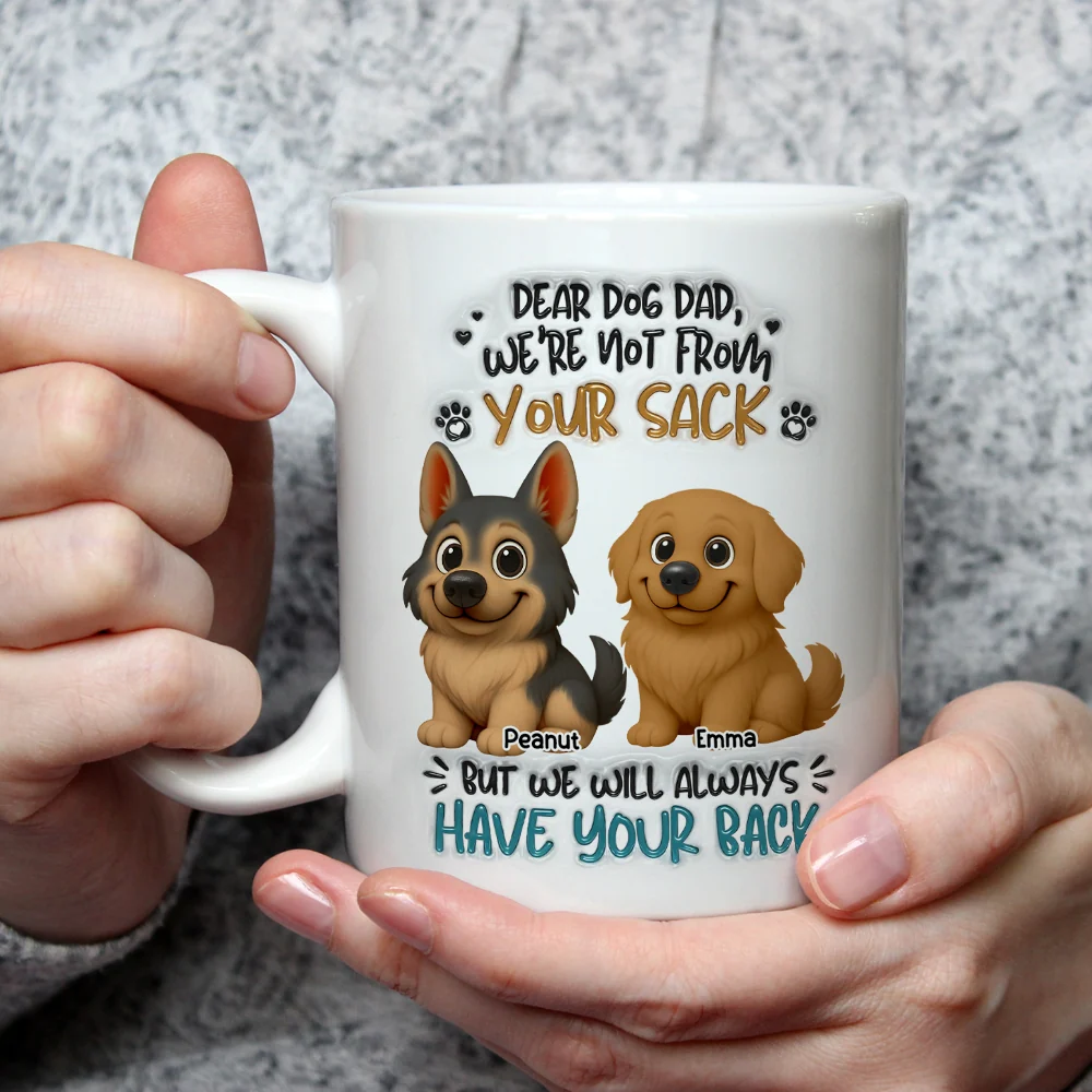 Not Your Blood But Loyal - Personalized Custom 3D Inflated Effect Coffee Mug - Image 3