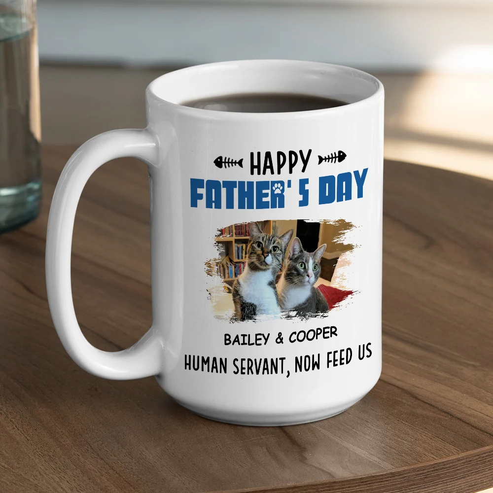 Now Feed Me Photo - Personalized Custom Coffee Mug - Image 4