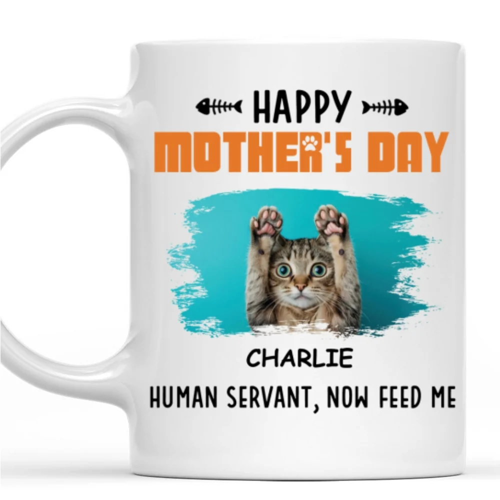 Now Feed Me Photo - Personalized Custom Coffee Mug - Image 6