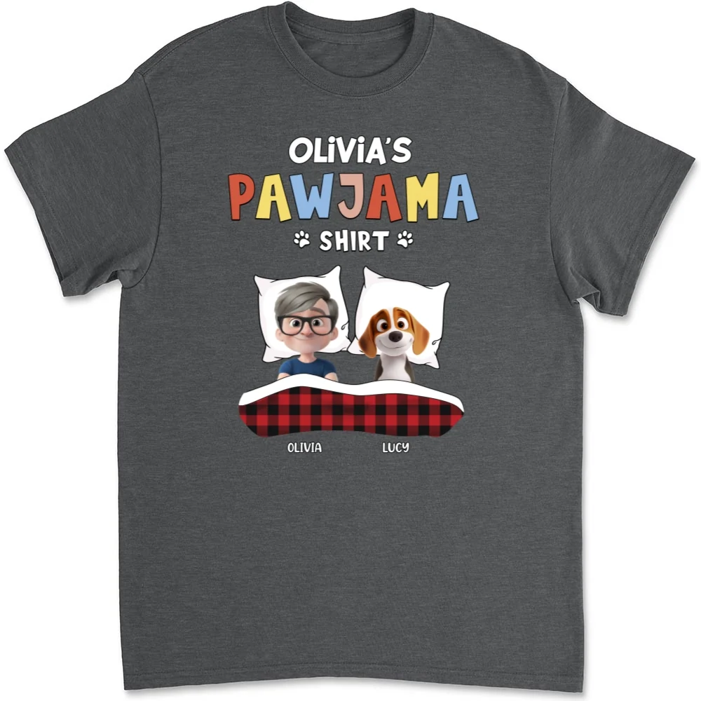 Official Pawjama - Personalized Custom Unisex T-Shirt - Image 10