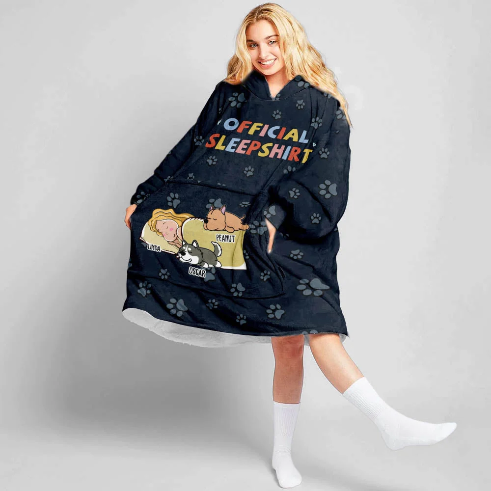 Official Sleepshirt - Personalized Custom Blanket Hoodie - Image 5