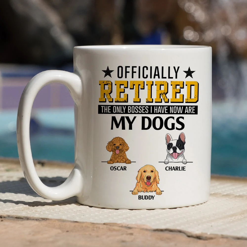 Officially Retired - Personalized Custom Coffee Mug - Image 5
