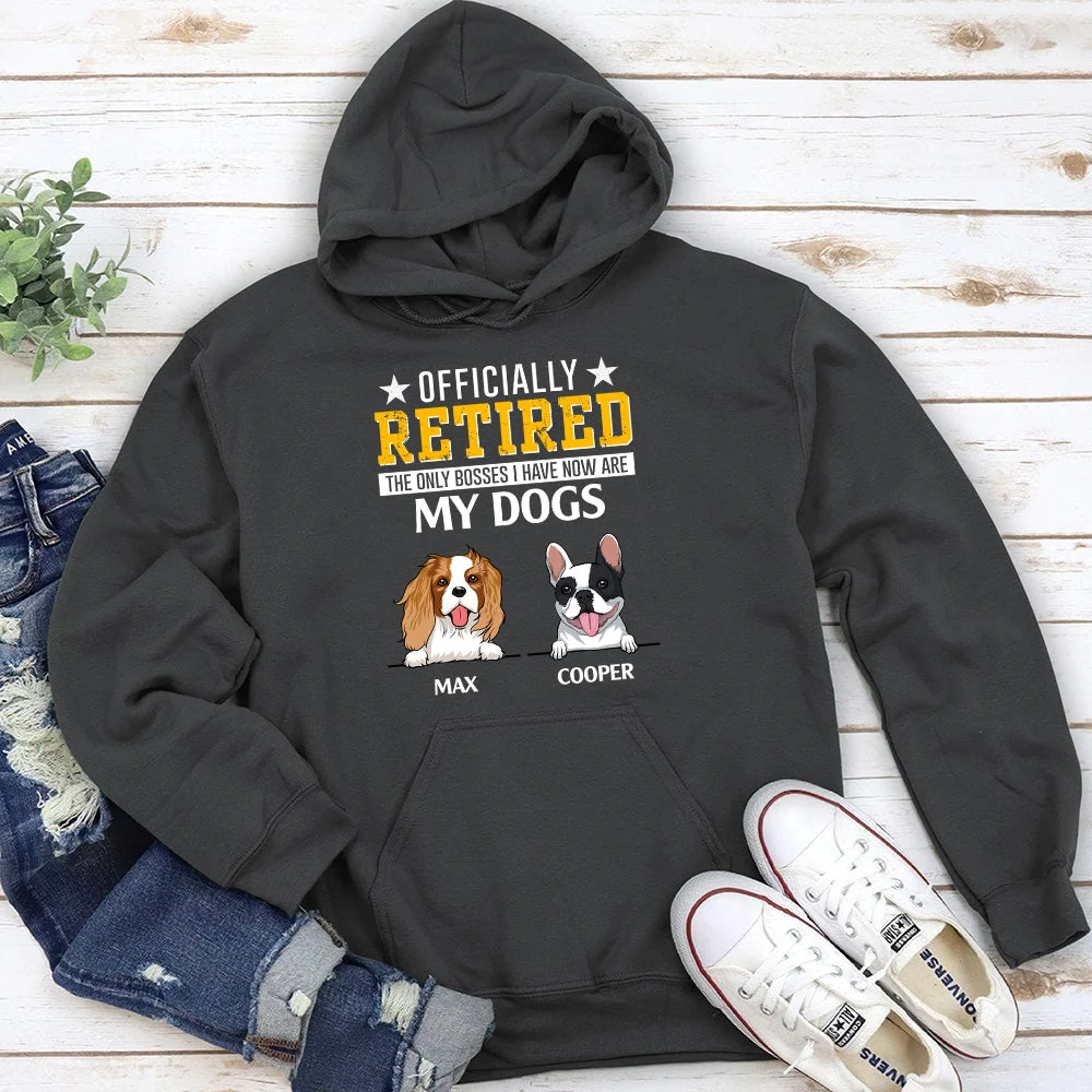 Officially Retired - Personalized Custom Hoodie - Image 5
