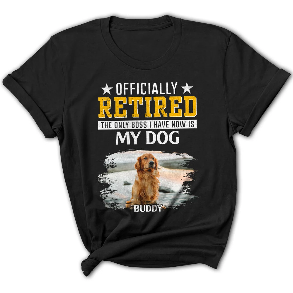 Officially Retired Photo - Personalized Custom Women's T-shirt