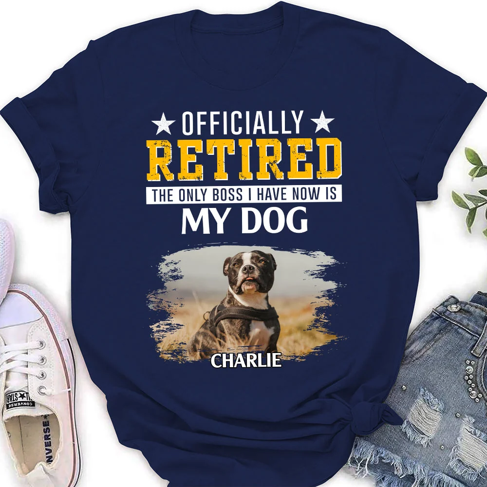 Officially Retired Photo - Personalized Custom Women's T-shirt - Image 2