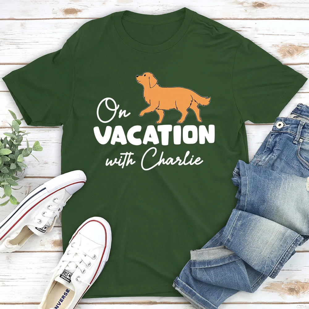 On Vaction - Personalized Custom Unisex T-shirt - Image 2