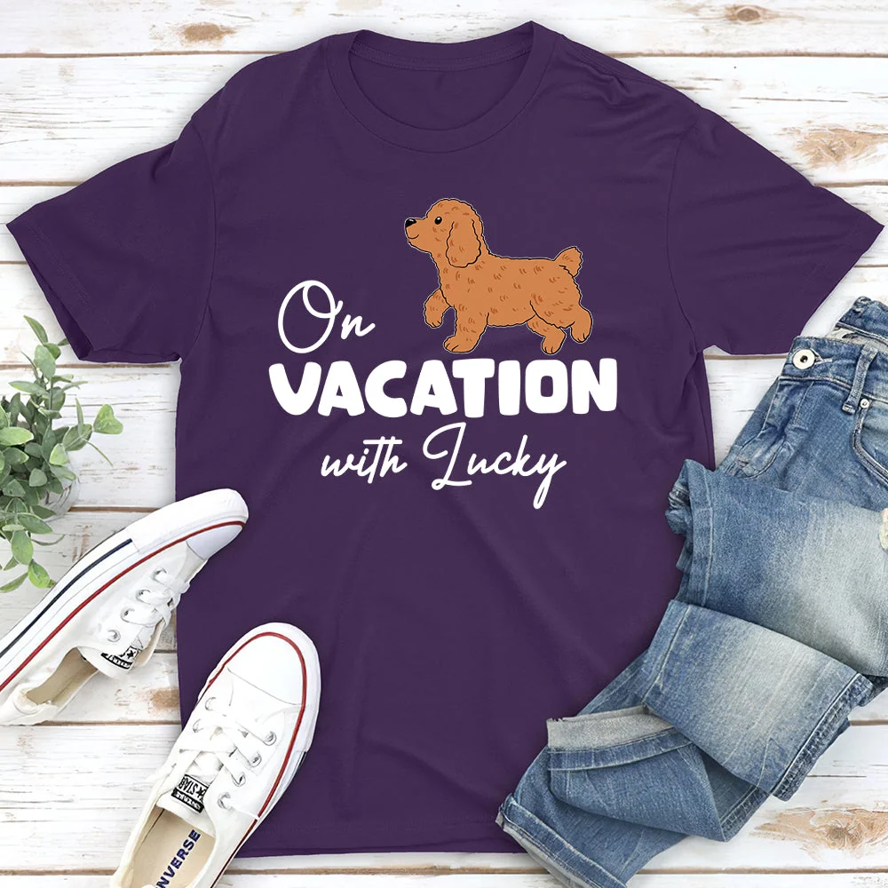 On Vaction - Personalized Custom Unisex T-shirt - Image 3