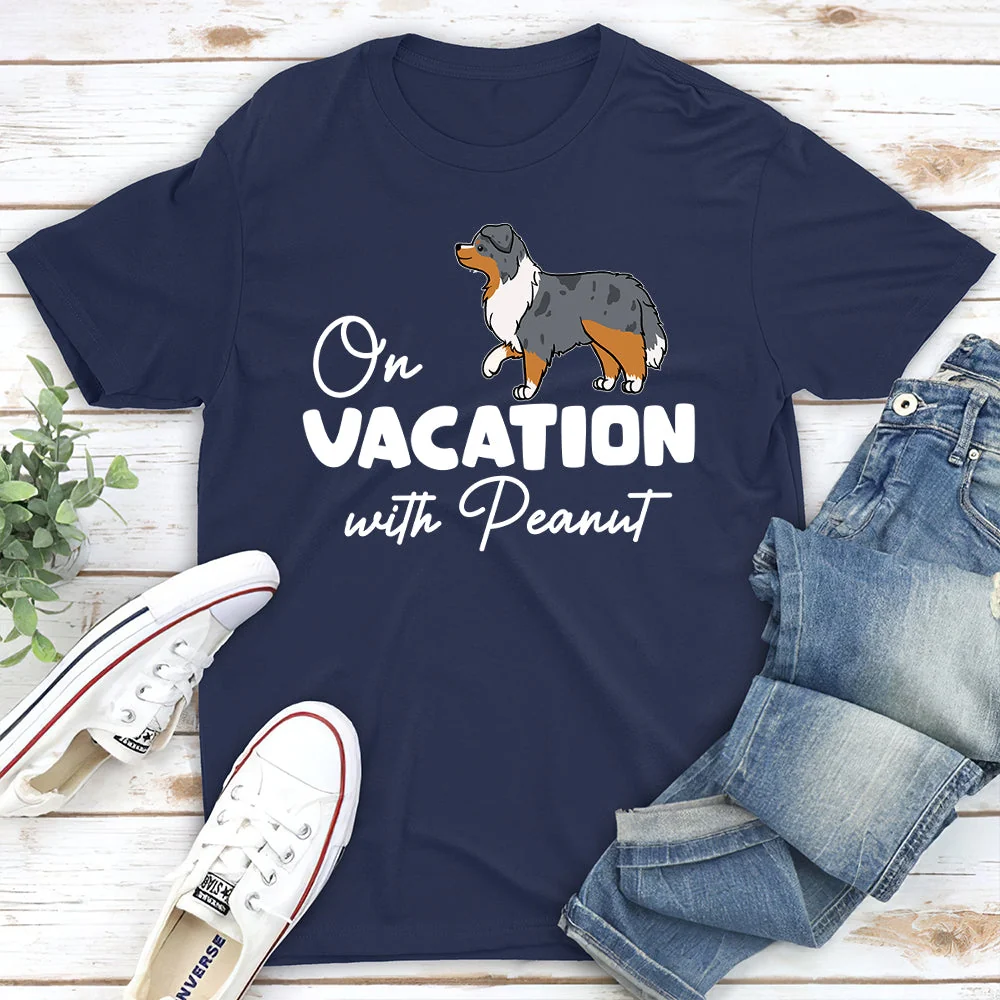 On Vaction - Personalized Custom Unisex T-shirt - Image 5