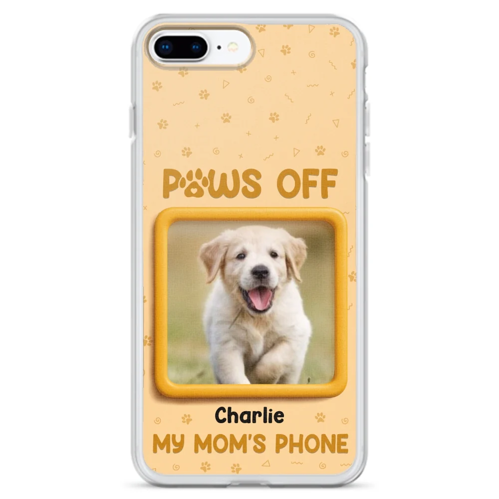 Only Touched By Mom - Personalized Custom Phone Case - Image 8