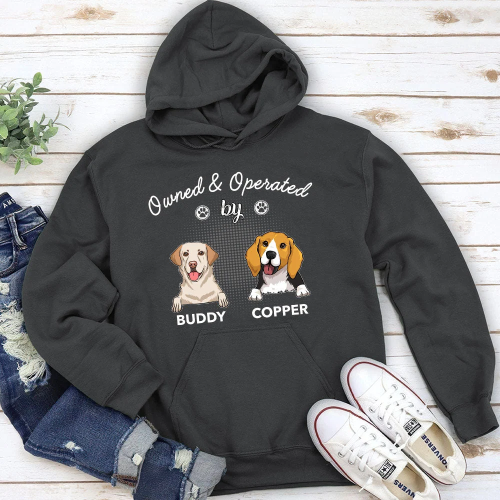 Operated By Dog - Personalized Custom Hoodie - Image 3