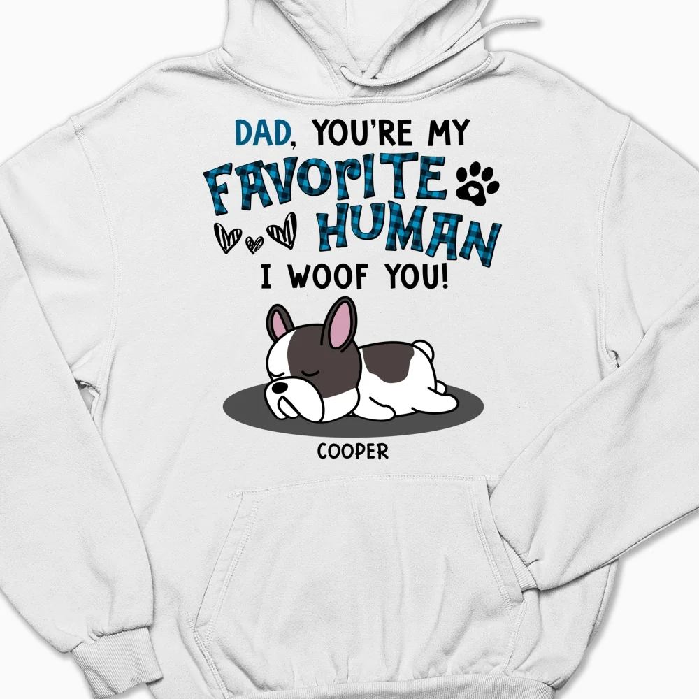 Our Favorite Dog Mom Dad - Personalized Custom Hoodie - Image 6