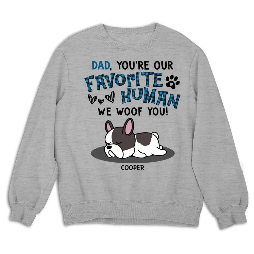 Our Favorite Dog Mom Dad - Personalized Custom Sweatshirt - Image 6