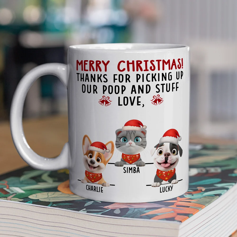 Our Poop And Stuff Ver Pet- Personalized Custom Coffee Mug - Image 2